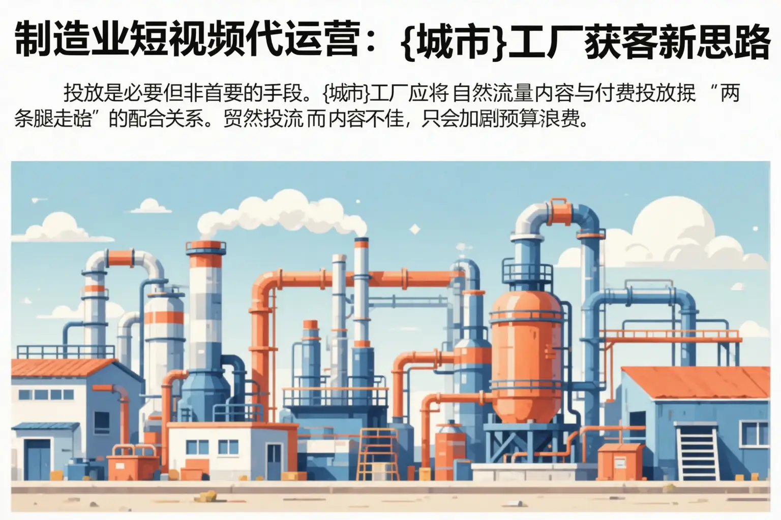 制造业短视频代运营：黄梅工厂获客新思路